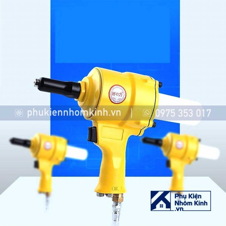 Súng rút đinh tán khí nén Rive thiết kế chắc chắn, bắn êm và khỏe